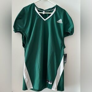 Adidas football practice jersey size XXL green/white new with tags